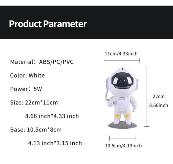Galaxy Projector Lamp For Home Room Decoration - Image 2